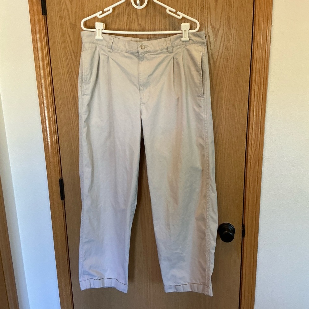 Chaps Ralph Lauren khaki pants, 100% cotton men’s 36×30